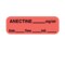 Nevs Label, Anectine 1/2" x 1-1/2" Flr Red w/Black LANT-1482D - alternate 1